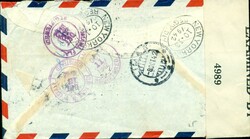 1942 (08.10.) Lima, Peru, eingeschriebner Luftpostbrief nach New York ...