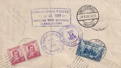 1936 (14.08.) San Pablo, Philippinen, Luftpostbrief nach ...