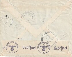 1941 (24.03.) Lissabon, Portugal, Lupo-Zensur-Brief nach Frankfurt a. ...