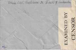 1942 (04.04.) Zürich 24, 30 Rp. Auslandsbrief nach Vancouver, Kanada ...