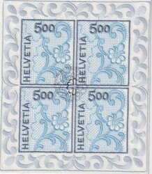 2000 (21.06.) NABA St. Gallen Stickereiblock, FDC, Michel Nr. 1726, ...