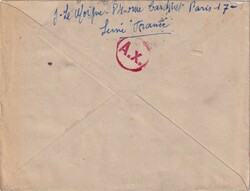 1943 (23.07.) Paris, Frankreich. Brief an einen französischen ...