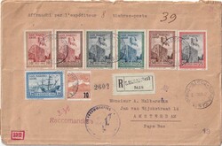 1942 (17.04.) San Marino, R-Brief nach Amsterdam. Zensur durch ABP ...