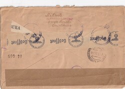 1942 (17.04.) San Marino, R-Brief nach Amsterdam. Zensur durch ABP ...