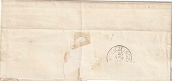 1856 (25.04.) St. Gallen, 10 Rp. Sitzende Helvetia auf Brief nach ...