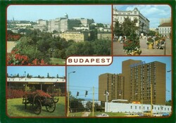 1992 (23.04.) Budapest, Mal dirige zur la Suede auf Postkarte aus ...