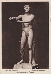 1942 (17.10.) Citta del Vaticano, Vatikan, Zensur-Postkarte nach ...