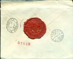 1941 (04.09.) Caracas, Venezuela, Brief nach Zürich, Schweiz. ...