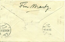 1922 (30.12.) Pyramids (Stempel), ägyptische Ganzsache nach Luxor!  ...