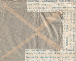 1940 (14.01.) Kairo, Ägypten, Luftpost Zensur-Brief nach St. Gallen, ...