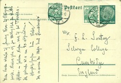 1938 (10.05.) Wien, Mischfrankatur Österreich - Deutsches Reich nach ...