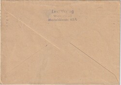 1946 (13.04.) Wien, Österreich, 3 G. Ortsbrief mit Zensur.
