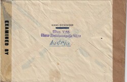 1946 (31.05.) Wien, Brief nach Kirchheim-Teck. Doppelzensur US und ...