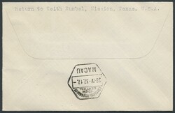 Philippinen, 1937, 2 Erstflugbriefe „Manila-Macau-Hongkong“, je ...