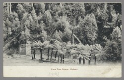 Tasmanien, 1904, „“Viktoria“ 1 ½ d. auf 5 P., auf ...