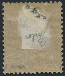 Tunesien, 1888, Wappen auf glattem Grund 5 Fr. violett auf lila in ...