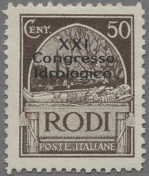 Ägäische Inseln, 1930, Hydrologenkongreß auf Rhodos, ...