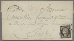 Frankreich, 1849-1871, drei Briefe mit Ceres-Einzelfrankaturen - die ...