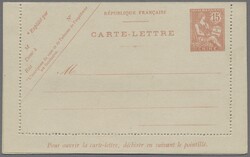 Frankreich - Post in China, 1903, ungebrauchter 15 C. ...
