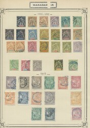 Nachlässe, ALLE WELT; 1841-1962, ungebrauchte und gestempelte ...