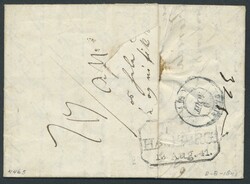 Hamburg - Vorphila, 1827-1846, Partie von 4 Vorphilabriefen (davon 3 ...
