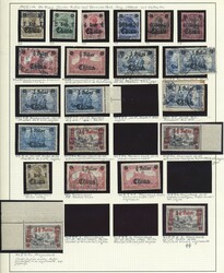 Deutsche Post in China, 1906-1919, „Deutsches Reich mit Wz.“ ...