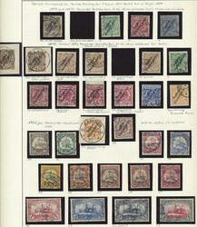 Deutsch-Südwestafrika, 1897-1919, in den Hauptnummern überkomplette ...
