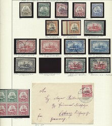 Deutsch-Südwestafrika, 1897-1919, in den Hauptnummern überkomplette ...
