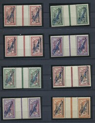 Memel, 1921-1923, kleine Partie in einem Einsteckbuch mit einigen ...