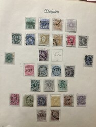 Belgien, 1849-1930, Sammlung in Borek-Album ab Mi.-Nr. 1-2 mit vielen ...
