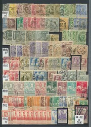 Belgien, 1850-1965 (ca.), Partie in einem Einsteckbuch mit u.a. ...