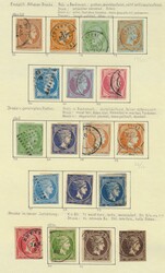 Griechenland, 1861-1981, Sammlung in einem selbstgestaltetem Album ...