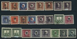 Jugoslawien, 1918-20, Sammlung der Ausgaben für Bosnien, Kroatien, ...