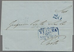 Portugal - Vorphila, 1837-1850, Partie von 5 Vorphilabriefen, je mit ...