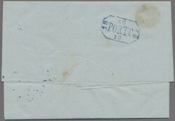 Portugal - Vorphila, 1837-1850, Partie von 5 Vorphilabriefen, je mit ...