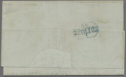 Portugal - Vorphila, 1841-1849, Partie von 5 Vorhilabriefen, jeweils ...