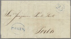 Portugal - Vorphila, 1844-1850, Partie von 4 Vorphilabriefen, je mit ...
