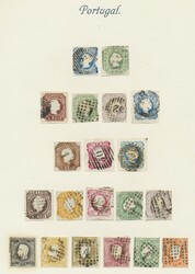 Portugal, 1853-1910, ungebrauchte und gestempelte Sammlung auf ...