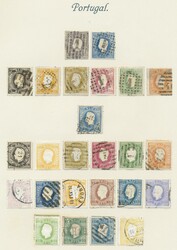 Portugal, 1853-1910, ungebrauchte und gestempelte Sammlung auf ...