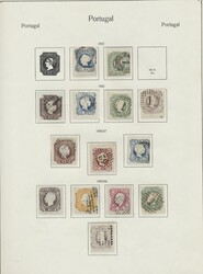 Portugal, 1853-1978, reichhaltige Sammlung in KABE-Vordruckalbum, ...