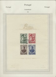 Portugal, 1853-1978, reichhaltige Sammlung in KABE-Vordruckalbum, ...