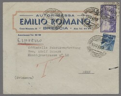 Italien, 1948, Hundert Jahre Erhebung von 1848, Eilmarke 35 Lire ...