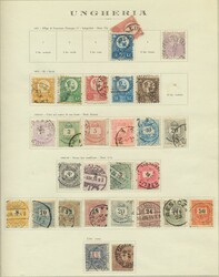 Ungarn, 1871-1970, Sammlung in 2 Marini-Vordruckalben mit u.a. ...
