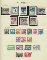 Ungarn, 1871-1970, Sammlung in 2 Marini-Vordruckalben mit u.a. ...