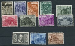 Vatikan, 1933-, kleine Partie auf 2 Stecktafeln mit Mi.Nr. 17/20 ...