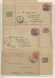 Afrika, 1880-1985 (ca.), rund 185 Belege in Briefalbum untergebracht, ...