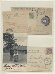 Afrika, 1890-1987, Partie aus 125 Briefen / Ganzsachen in ...