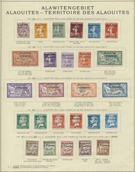 Französische Kolonien, 1886-1942, ungebrauchte und gestempelte ...