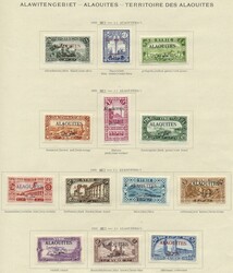 Französische Kolonien, 1886-1942, ungebrauchte und gestempelte ...