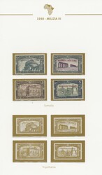 Italienische Kolonien, 1915-1941, Sonder- bzw. "Omnibusausgaben" für ...